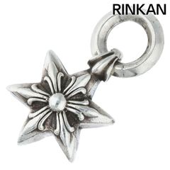 クロムハーツ  STAR CHARM/6ポイントスターチャーム シルバーネックレストップ メンズ