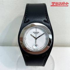 HERMES エルメス アーネ HA3.710 クォーツ/ブラック/白盤 レディース ウォッチ 腕時計 本体のみ ミスマ店