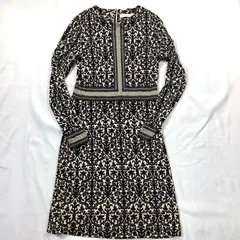 Tory Burch☆シルク 花柄 ミディ ワンピース♪【送料込】 TORY BURCH トリーバーチ 花柄 ワンピース