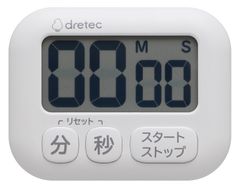 大画面タイマー「ポポラ」　T-591WT　ホワイト