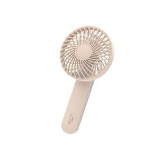 即納：エレス iFanBloom25 アイファンブルーム ハンディファン モバイルバッテリー機能付き (ピンクベージュ) 1