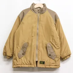 ブリーズ ナイロンジャケット 中綿入り ジャンパー アウター キッズ 男の子用 120サイズ ベージュ BREEZE 【中古】