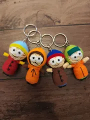 サウスパーク　フィギュア、キーホルダーセット サウスパーク マスコット キーホルダー 4種セット SOUTHPARK