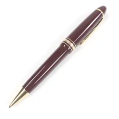 良品□MONTBLANC モンブラン マイスターシュテュック 161 ホワイトスター ツイスト式 ボールペン ボルドー ゴールド ドイツ製 メンズ 筆記確認済み