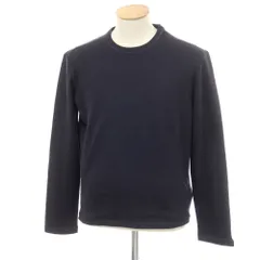 【新品アウトレット】マジェスティック フィラチュール オム MAJESTIC FILATURES HOMME コットンカシミヤシルク 長袖Ｔシャツ ネイビー【サイズS】【メンズ】