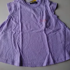 340  moujonjon ムージョンジョン 女の子 AラインTシャツ 新品 80cm 90cm