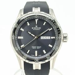 エドックス EDOX グランドオーシャン オートマティック ブラック 88002-3CA-NIN★美品★