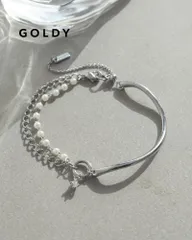 GOLDY/ゴールディ/パール チェーン ブレスレット/アクセサリー/4250202