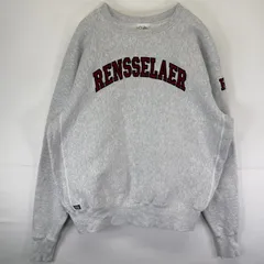 古着 90's/90年代 ザコットンエクスチェンジ THE COTTON EXCHANGE USA製 スウェット リバースウィーブタイプ 大きいサイズ ロゴ刺繍 トレーナー XXL 霜降りグレー メンズ