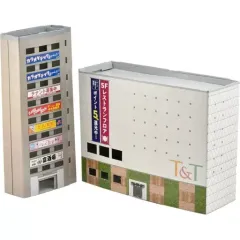 Nゲージ　ビルのストラクチャーセット dresma_4904810040484