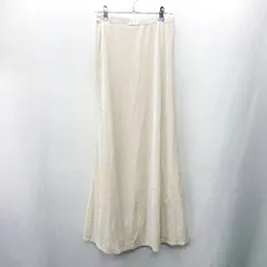 ◇ ⊇ natural couture ナチュラルクチュール ウエストゴム　マキシ フレアー スカート サイズL ホワイト系 レディース E  【1409100047301】のサムネイル