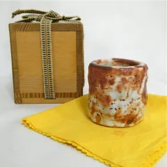 茶道具　樋口統三　志野茶碗　御嵩町重要文化財 茶道具 樋口統三 志野茶碗 御嵩町重要文化財