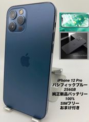 ☆美品☆iPhone12 Pro 256GB パシフィックブルー/ストア版シムフリー