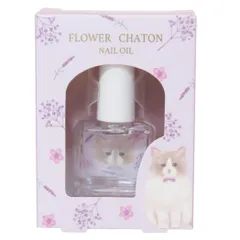 【メール便】フラワーシャトン コスメ雑貨 ネイルオイル ラグドール ねこ クーリア ネイルケア 爪 保湿 かわいい グッズ のサムネイル