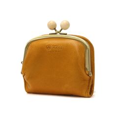 新品未使用】HERZ ヘルツ ガマ口ポーチM チョコ - メルカリ