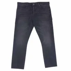 TOM FORD トムフォード TFD001 Slim Fit Jeans スリムフィットジーンズ デニム パンツ セルビッチ ストレッチ ブラック系 36【中古】のサムネイル