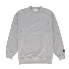 【新品】【3XOサイズのみ】CONVERSE(コンバース) バスケットボール プレーヤーズ スウェットシャツ メンズ スエット スウェットシャツ トレーナー クルーネック　グレーモク　CB141201E-1500-3XO