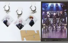 【中古】雑貨 TRIGGER ダイヤ型アクリルキーホルダー3個セット＆ハガキサイズキャンバスアート 「アイドリッシュセブン TRIGGER LIVE CROSS VALIANT Blu-ray BOX -Limited Edition- 完全生産限定」 ナナイ