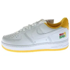 NIKE (ナイキ) AIR FORCE 1 LOW RETRO QS WEST INDIES エアフォース レトロ ウェストインディーズ ホワイト/イエロー US8/26cm DX1156-101