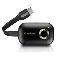 MiraScreen 5.0Gタイプ  ワイヤレスHDMIドングル アダプタ レシーバー　テレビに映す 画面　ミラーキャスト クローム tecc-mirasc