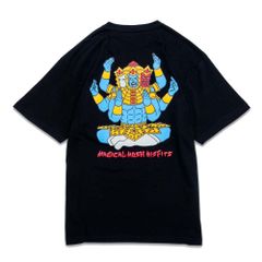 【2025SS】MAGICAL MOSH MISFITS マジカルモッシュミスフィッツ MxMxM マジカル モッシュ アシュラマン TEE (BLACK) 半袖 Tシャツ T-SHIRTS TS