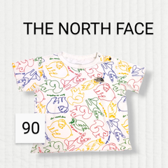【 THE NORTH FACE   】　動物柄 アニマル ベビー　キッズ服　ベビー服 90　かわいい　男の子　女の子　男女兼用　ユニセックス　お出かけ　遠出　お披露目　半袖　トップス Tシャツ ザ ノースフェイス