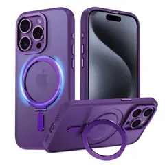 【新着商品】OURJOY OURJOY スマホケース スタンド機能 米軍規格取得 マックス 耐衝撃 プロ カメラレンズ保護 アイフォン14 あいほん14 MagSafe対応 Pro Pro Max Max 半透明 ケース 携帯ケース 用 ワイアレス充電 14