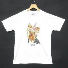 YOSHUYUKI セカンドスキン Tシャツ 犬 ヨークシャーテリア