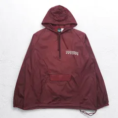 MV SPORT 90年代 ハーフジップ アノラックパーカー L ナイロン リップストップ フロント ポケット ジャマイカ製