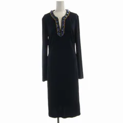 美品TORY BURCHスカーフ柄ロングワンピース XSサイズ Tory Burch - 美品TORY BURCHスカーフ柄ロングワンピース XS