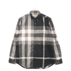 BURBERRY LONDON (バーバリーロンドン) チェック柄コットン長袖シャツ THTHAGAR129SAM 4015970 グレーのサムネイル