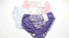 大特価まとめ売り! 新品タグ付 【３枚セット ワコール ノーマルショーツ ショーツ Wacoal L 型番：PMM194 カラー：VI/BU/RP】