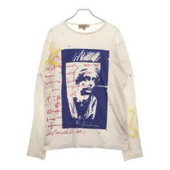 BURBERRY (バーバリー) グラフィックプリント ロングスリーブ 長袖Tシャツ カットソー ホワイト 4069309
