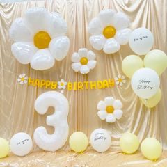 【人気商品】誕生日 かざりつけ 誕生日 誕生日 バルーンフラワー 飾り 飾り 女の子 バースデー バルーン 飾り付け、誕生日 3歳