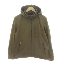 エディフィス EDIFICE Memory Twill Stand Hood BLOUSON ミリタリー フード ジャケット ジップアップ M カーキ /AT ■OSのサムネイル