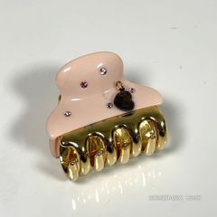 【新品未使用】acca ストーン付きヘアクリップ Mイズ acca（アッカ） 送料無料 本物 美品 ヘアクリップ ヘアアクセサリー M