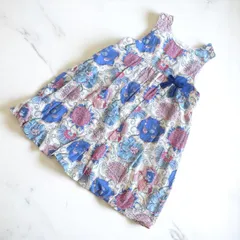 522 ハンドメイド ワンピース ドレス リバティ アンティーク 110