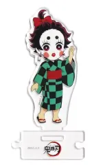 【中古】アクリルスタンド・アクリルパネル 竈門炭治郎(炭子/白塗り) 「鬼滅の刃 無限列車編・遊郭編 キャラクター絵巻カフェ in ufotable Cafe×マチ★アソビCAFE 描き下ろしみにきゃら繋がるランダムアクリルスタンドA(遊郭編)」