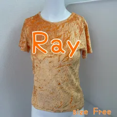 Ray BEAMS Tシャツ　オレンジ