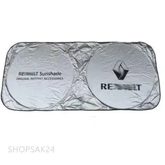 新品！車内の暑さ対策に！目立つ   ルノー Renault ロゴ 大盤サンシェード  遮光 遮熱  プライバシー保護 日除け 日よけ コンパクト  収納袋付  MATCHBOX RENAULT KANGOO684