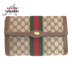 CELINE セリーヌ ヴィンテージ シェリーライン オールドグッチ GGスプリームキャンバス/クラッチバッグ セカンドバッグ レディース 501404【中古】