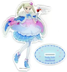 【中古】アクリルスタンド・アクリルパネル 藤堂ユリカ×シナモロール アクリルスタンド(等身イラスト) 「アイカツ!×サンリオキャラクターズ コラボ第2弾 POP UP SHOP」