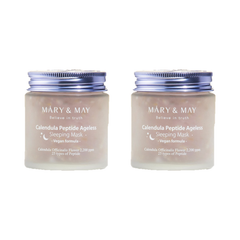 MARY&MAY　マリーアンドメイ　カレンデュラペプチドエイジレス　スリーピングマスク　110g　2個セット　『フェイスマスク』　［8809670682088-2p］