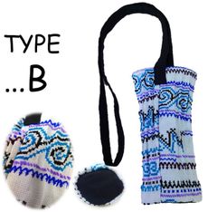 モン族柄　ペットボトルホルダーB☆Made in Thailand
