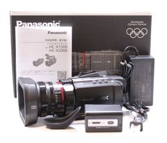 【通電1時間】Panasonic HC-X1500-K ブラック 4K ビデオカメラ X1500 SDダブルスロット 光学24倍ズーム