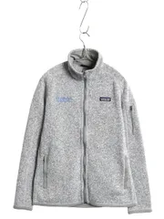 【お得なクーポン配布中!】 パタゴニア ベターセーター ジャケット レディース М 程 20年製 アウトドア 裏起毛 フリース セーター フルジップ ブルゾン トップス 企業