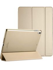 ★ProCase iPad Pro 10.5"ケース スマート 超スリム スタンド フォリオ保護ケース 半透明フロスト バックカバー 対応機種：iPad Pro 10.5" 2017 / iPad Air 3 2019 –ゴールド