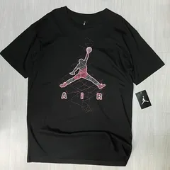 USAモデル NIKE ナイキ AIR JORDAN ジョーダン 半袖 Tシャツ GRID 黒 ジャンプマン (AJ1)