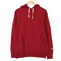 Champion チャンピオン 通年 ロゴ刺繍★ スウェット フーディー パーカー Sz.L メンズ