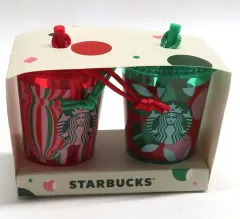 【中古】置物・装飾品 ホリデー2024 オーナメントセット 「スターバックスコーヒー」